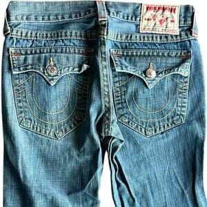 True Religion Jeans Vintage Joey Flare Twised Seam Y2K